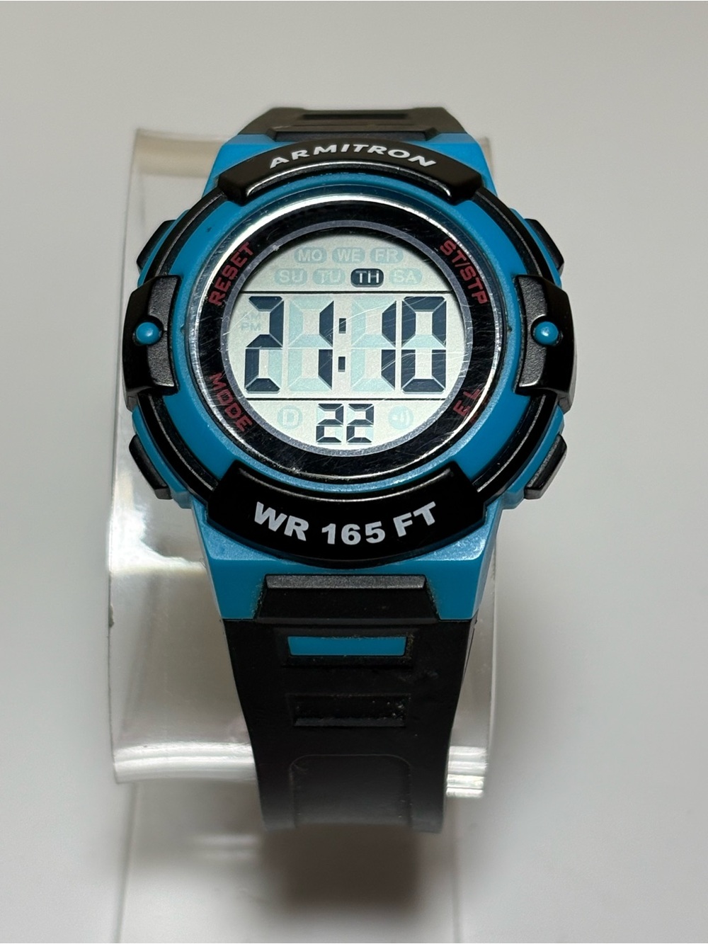 Armitron Pro Sport Blue and Black Digital Sports Watch